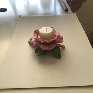 Lenox flower candle holder